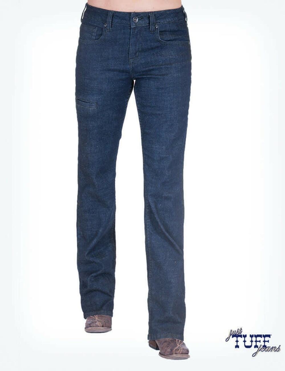 Cowgirl Tuff Jeans 26 JSport Boot Cut Blue Dark Wash
